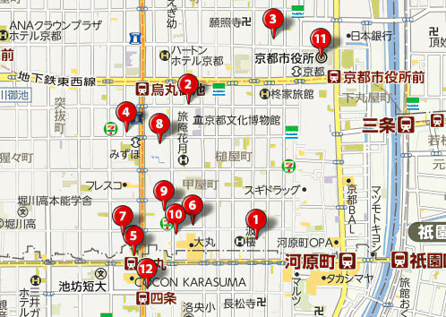 マッサージ 整体 京都地図