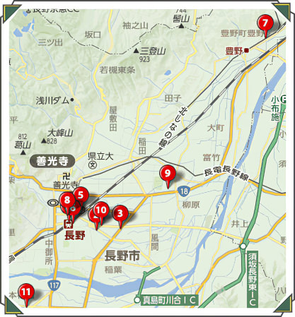 マッサージ 整体 長野駅 地図